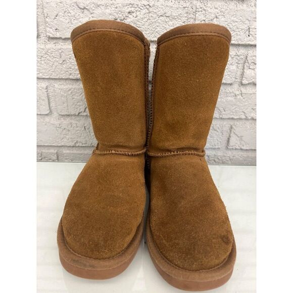 Dream Pairs Sweaty-Buckle-K Girls Faux Fur Lined Winter Boots Size 3 - Picture 2 of 9